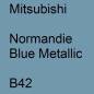 Preview: Mitsubishi, Normandie Blue Metallic, B42.